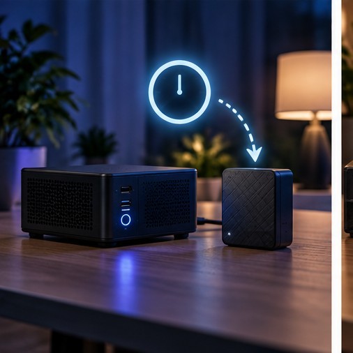 A Home Assistant system backing up to separate storage on a schedule