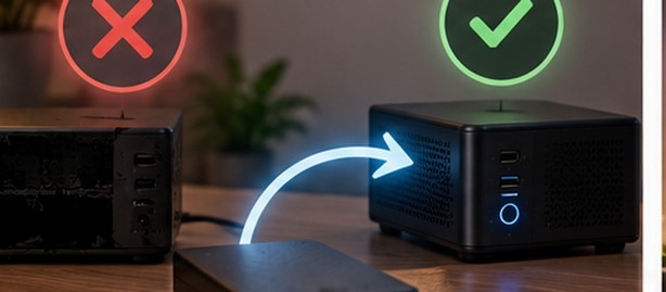 Een defect systeem dat vanuit een back-up naar een werkende toestand wordt hersteld